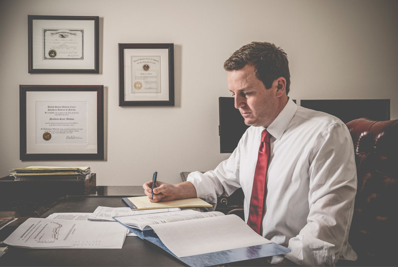 Orlando Personal Injury Attorney Working